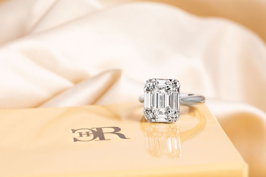 Vintage-inspired engagement ring